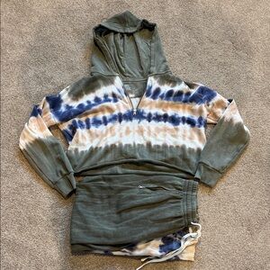 Aerie Tie-Dye Hoodie and Jogger Set